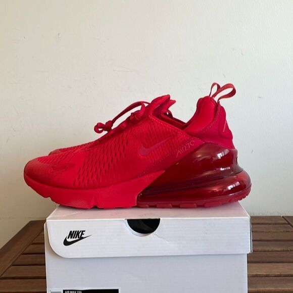 Nike Air Max 270 University Red Men Size 11(CV7544-600) - Picture 8 of 13